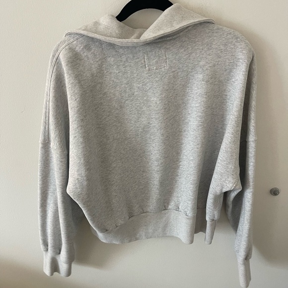 Abercombie Grey Essential Half Zip - Picture 7 of 7